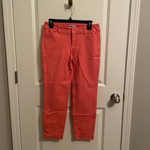Coral Old Navy Pixie Pants: size 6